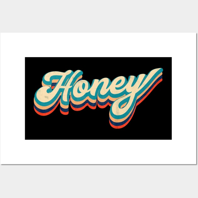 Honey (distressed) Wall Art by OHH Baby
